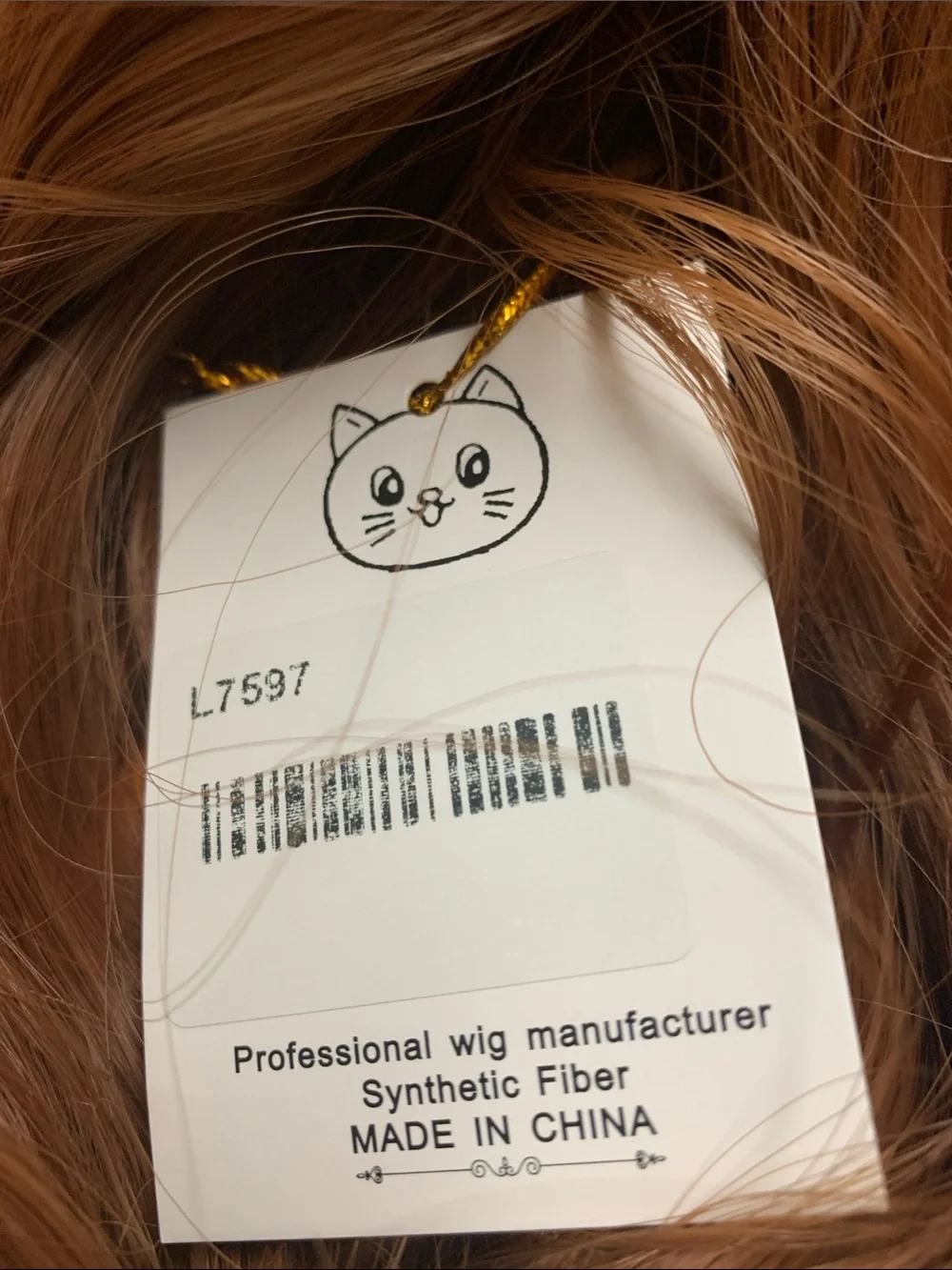 Women’s Long Wavy Synthetic Hairpiece - Natural Auburn